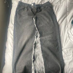 Women's Gray Denim Jeans